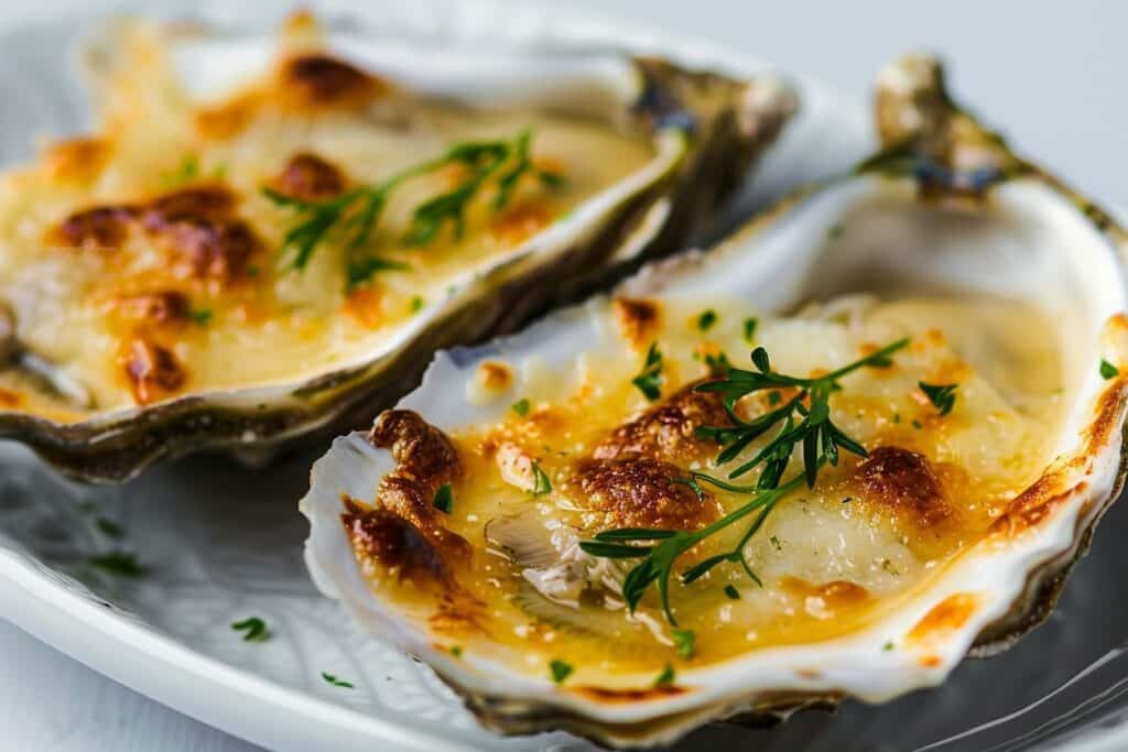 Huitres gratinées à la crème : une touche festive dans votre assiette