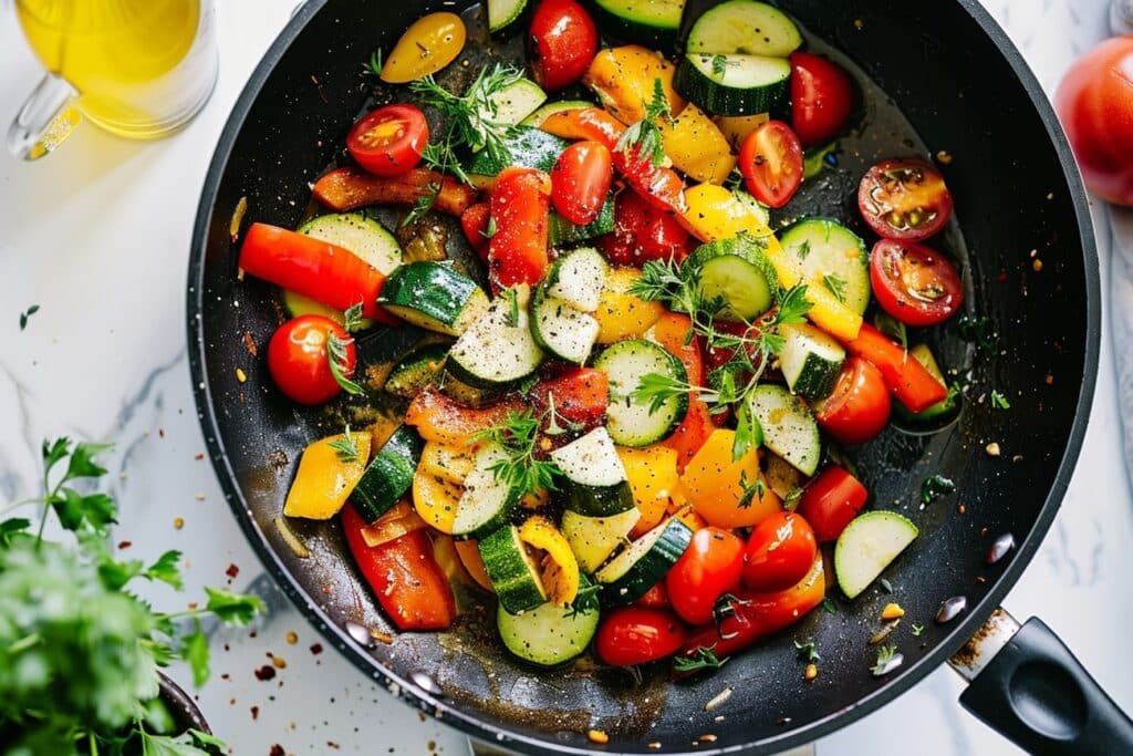 Découverte d'une ratatouille provençale revisitée : un twist savoureux avec des tomates