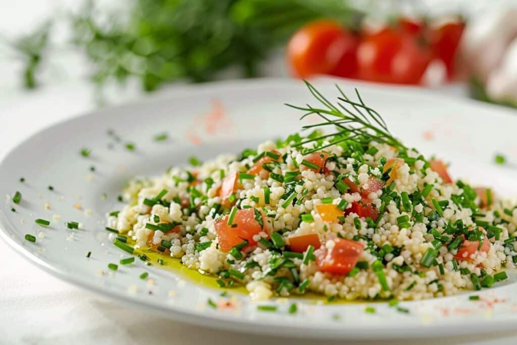 Recette gourmande de taboulé à la tomate sans gluten
