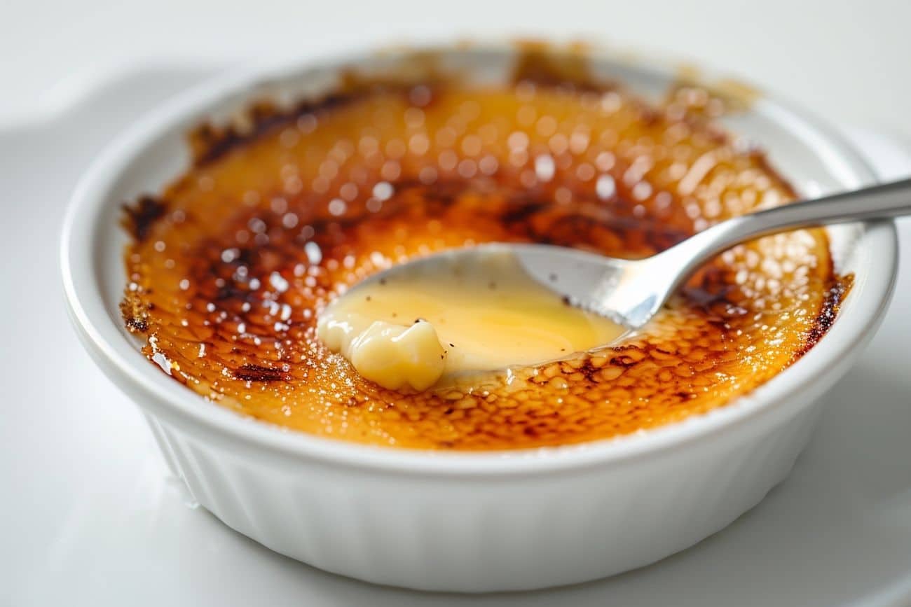 Crème brûlée à la vanille et zestes d’orange