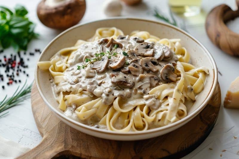 Variations savoureuses autour des pâtes sauce champignons