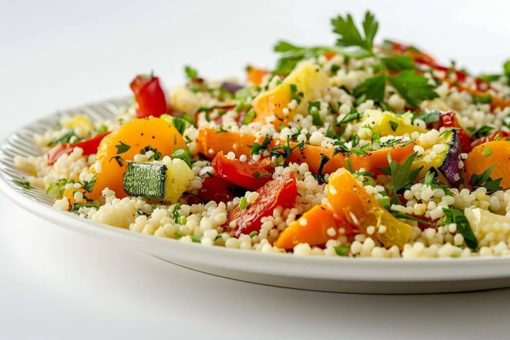 Couscous de légumes rôtis aux épices douces