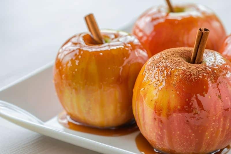 Cuisson des pommes caramélisées