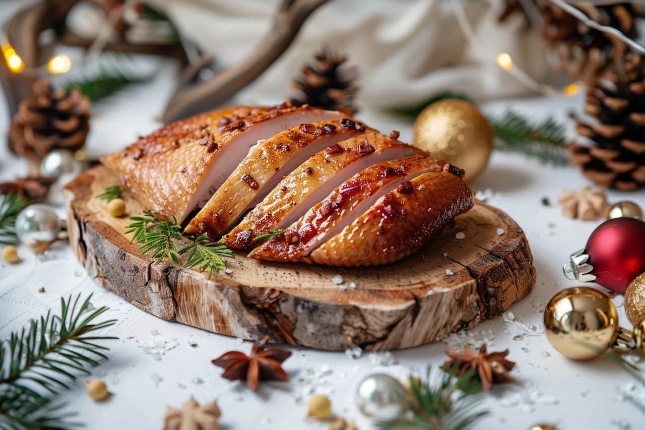 Magret de canard laqué aux épices de Noël